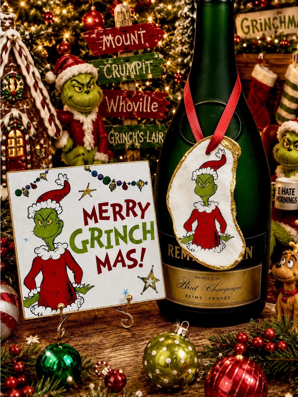 Grinch Gift Set Hand Crafted